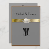 Hübsche Einladung zur Hochzeit, Starfish, Sand Dol (Vorne/Hinten)