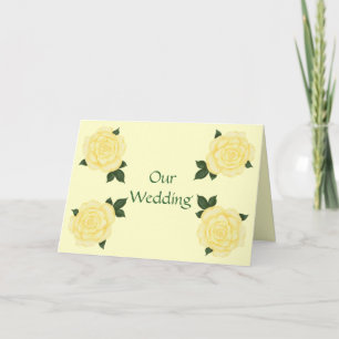 Hübsche Einladungen für Hochzeiten mit vier blassg