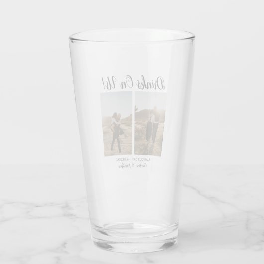 Hübsche, einzigartige -Foto auf uns Glas (Rückseite)