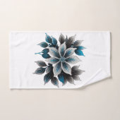 hübsche Eisblumen und Blätter Handtuch (Handtuch)