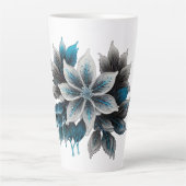 hübsche Eisblumen und Blätter Milchtasse (Vorderseite)