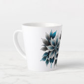 hübsche Eisblumen und Blätter Milchtasse (Linke Ecke)