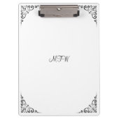 Hübsche elegante Rolle-optionales Klemmbrett (Vorderseite)