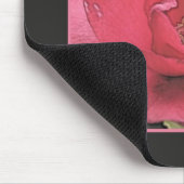 Hübsche, elegante rosa Kamelie-Blume Mousepad (Ecke)
