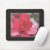 Hübsche, elegante rosa Kamelie-Blume Mousepad (Mit Mouse)