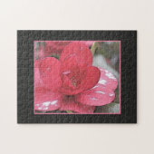 Hübsche, elegante rosa Kamelie-Blume Puzzle (Horizontal)
