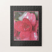 Hübsche, elegante rosa Kamelie-Blume Puzzle (Vertikal)