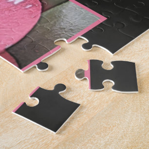 Hübsche, elegante rosa Kamelienblüte Puzzle