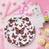 Hübsche, elegante Schmetterlinge Pappteller (Party)