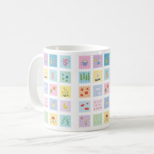 Hübsche Elemente Tasse (Vorderseite Links)