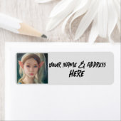 HÜBSCHE ELF GIRL-RÜCKSENDEADRESSEN-AUFKLEBER (Insitu)