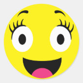 Hübsche Emoji Stickers (Vorderseite)