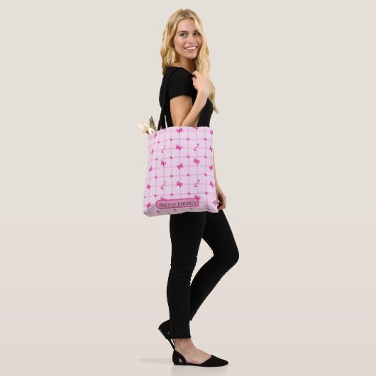 Hübsche Energie Rosa Ästhetik-Tragetasche Tasche (Am Model)