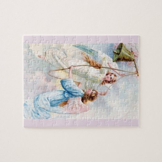 Hübsche Engel mit Bell Puzzle (Horizontal)