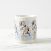 Hübsche Engel mit Glocke Kaffeetasse (Mittel)