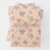 Hübsche englische Wildblume Blumengeschenke Dekora Geschenkpapier Set (Beispiel)