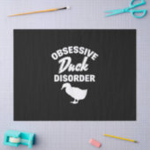 Hübsche Enten Jagd auf obsessive Enten Seidenpapier (Basteln)