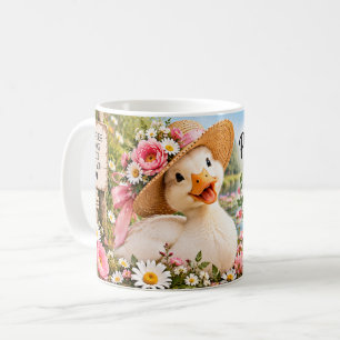 Hübsche-Enten-Machen-Glückliche-Tage-Tasse Kaffeetasse