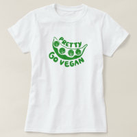 Hübsche Erbsen Bitte gehen Sie Vegan Niedliche Puf