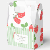 Hübsche Erdbeere und Streifen nach Kundenwunsch Gr Geschenkschachtel (Offen)