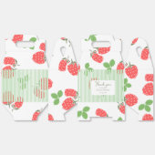 Hübsche Erdbeere und Streifen nach Kundenwunsch Gr Geschenkschachtel (Ungeklappt)