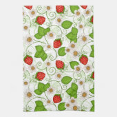 Hübsche Erdbeeren Küchentücher (Vertikal)