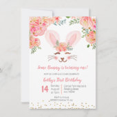 Hübsche Erstgeburtsherr-Einladung für Mädchen Einladung (Vorderseite)