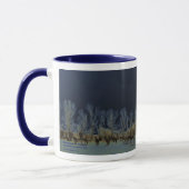 Hübsche Eselburro-Herde Nightscape Tasse (Links)