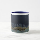 Hübsche Eselburro-Herde Nightscape Tasse (Zentrum)
