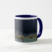 Hübsche Eselburro-Herde Nightscape Tasse (VorderseiteRechts)