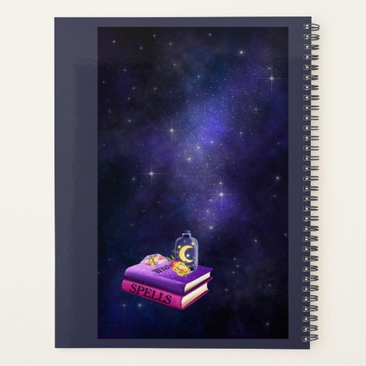 Hübsche Esoteriktzeichen Grimoire Hexerei Planer (Rückseite)