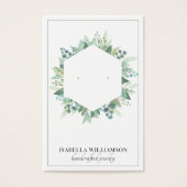 Hübsche Eukalyptus Greenerings-Werbekarten (Vorderseite)