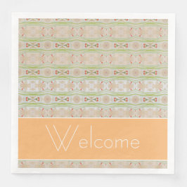 Hübsche Extravagante PapierNapkins und Personalisi Serviette