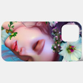 Hübsche Faible Blume in Fantasy Art Case-Mate iPhone Hülle (Rückseite (Horizontal))