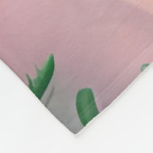 Hübsche Faible Blume in Fantasy Art Fleecedecke (Ecke)