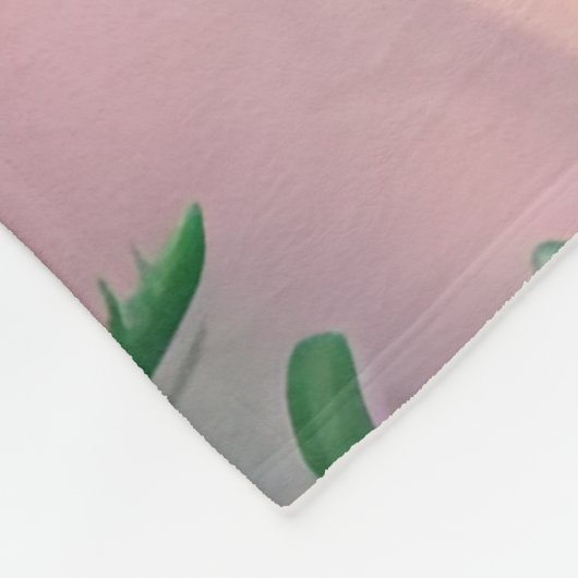 Hübsche Faible Blume in Fantasy Art Fleecedecke (Ecke)