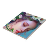 Hübsche Faible Blume in Fantasy Art Fliese (Seite)