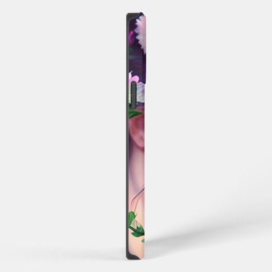 Hübsche Faible Blume in Fantasy Art iPhone Hülle (Rechte Seite)