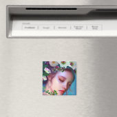 Hübsche Faible Blume in Fantasy Art Magnet (In Situ (Geschirrspüler))