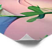 Hübsche Faible Blume in Fantasy Art Poster (Ecke)