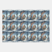 Hübsche Fairies schmücken den Weihnachtsbaum Geschenkpapier Set (Vorderseite 2)