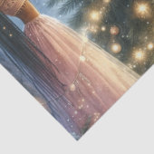 Hübsche Fairies schmücken den Weihnachtsbaum Seidenpapier (Detail)