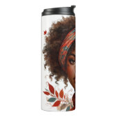 HÜBSCHE FALL-HERBST-THEMA DER AFRIKANISCHEN AMERIK THERMOSBECHER (Nach links gedreht)