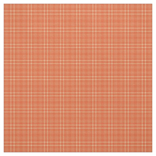 Hübsche Fall Orange Tartan Muster Stoff (Muster)