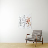 Hübsche Fall Pumpkins Bouquet Wedding Wandteppich (Beispiel)