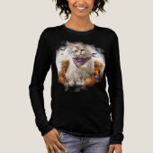 HÜBSCHE FALL THEMA TÜRKISCH ANGORA CAT Tri-Blend SHIRT (Vorderseite)