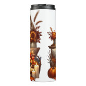 HÜBSCHE FALL THEMED AFRIKANISCHE AMERIKANISCHE FRA THERMOSBECHER (Rückseite)