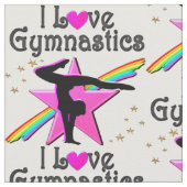 HÜBSCHE FARBE GYMNASTICS FABRIK STOFF (Nahaufnahme)