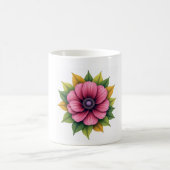 hübsche Farbe in Rosa Kaffeetasse (Mittel)