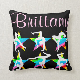 HÜBSCHE FARBE PERSONALIZE GYMNASTICS PILLOS KISSEN